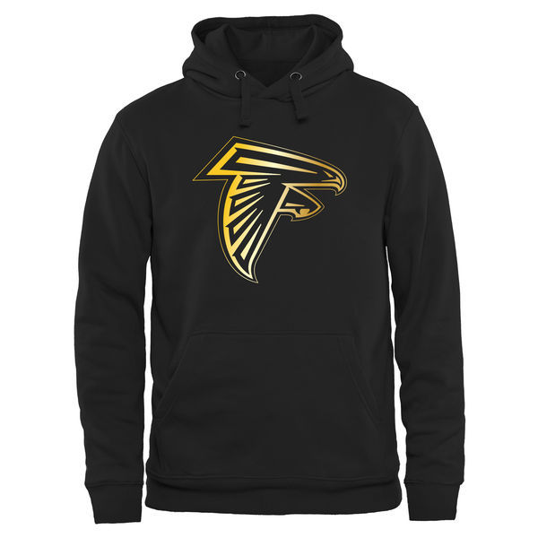 Nike Falcons Black Pro Line Gold Collection Pullover Hoodie