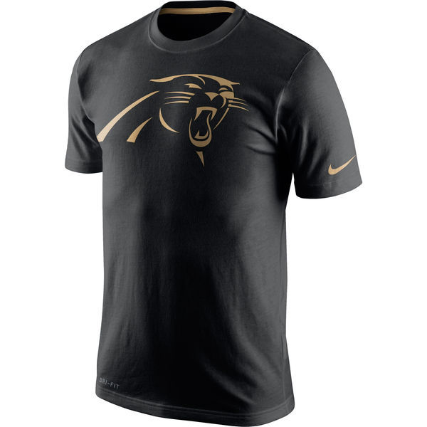 Nike Panthers Black Pro Line Gold Collection Men's T Shirt