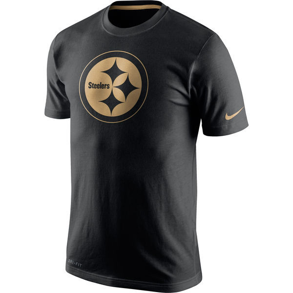 Nike Steelers Black Pro Line Gold Collection Men's T Shirt Nike Steelers Black Pro Line Gold Collection Men's T Shirt
