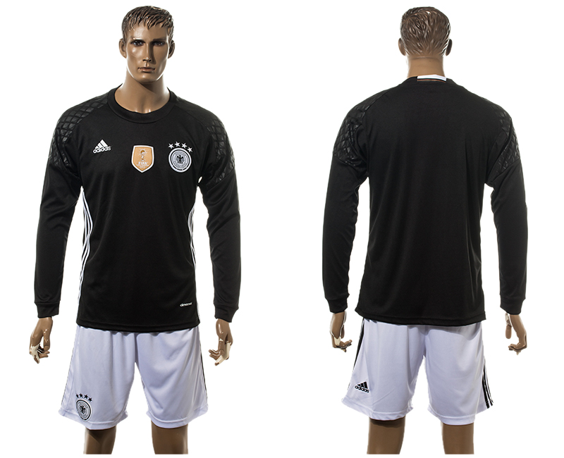 Germany Goalkeeper Long Sleeve UEFA Euro 2016 Jersey