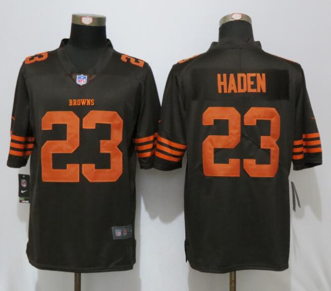 Nike Browns 23 Joe Haden Brown Youth Color Rush Limited Jersey