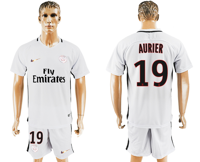 2016-17 Paris Saint-Germain 19 AURIER Third Away Soccer Jersey