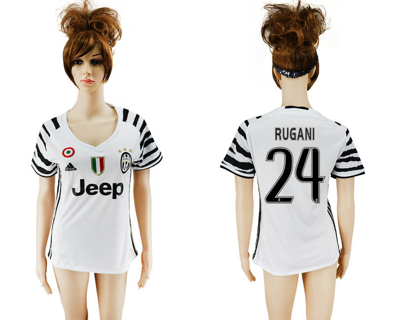 2016-17 Juventus 24 RUGANI Third Away Women Soccer Jersey