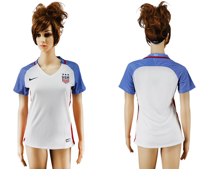 2016-17 USA Home Women Soccer Jersey