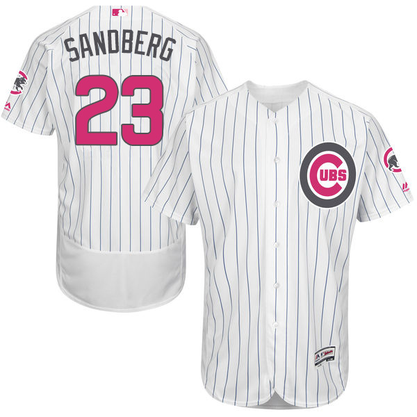 Cubs 23 Ryne Sandberg White 2016 Mother's Day Flexbase Jersey Cubs 23 Ryne Sandberg White 2016 Mother's Day Flexbase Jersey