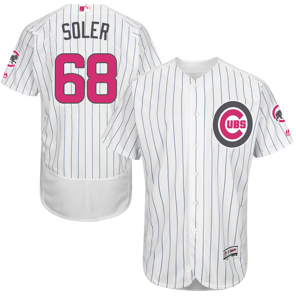 Cubs 68 Jorge Soler White 2016 Mother's Day Flexbase Jersey