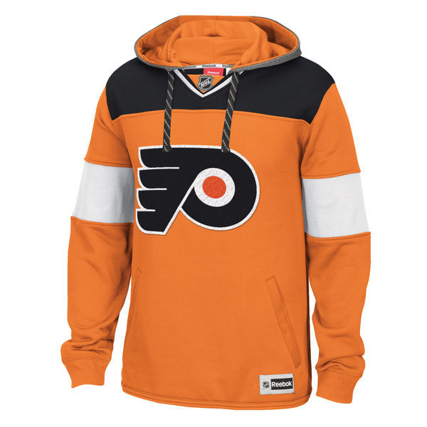 Philadelphia Flyers Orange All Stitched Men's Hooded Sweatshirt2