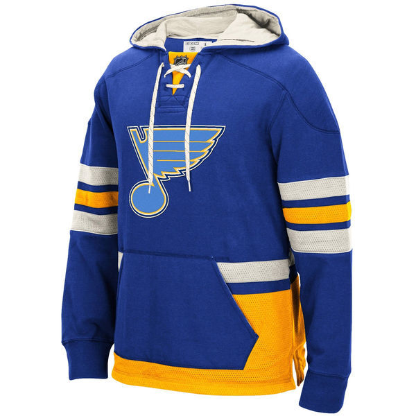 St. Louis Blues Blue All Stitched Men's Hooded Sweatshirt2