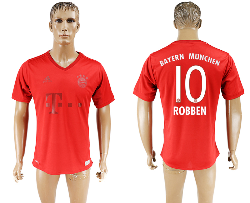 2016-17 Bayern Munich 10 ROBBEN adidas x Parley Home Thailand Soccer Jersey