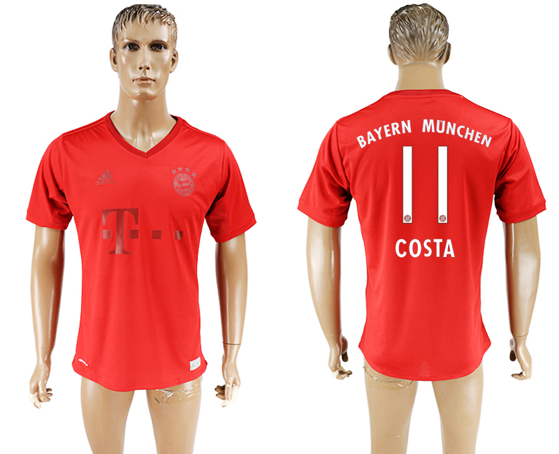 2016-17 Bayern Munich 11 COSTA adidas x Parley Home Thailand Soccer Jersey