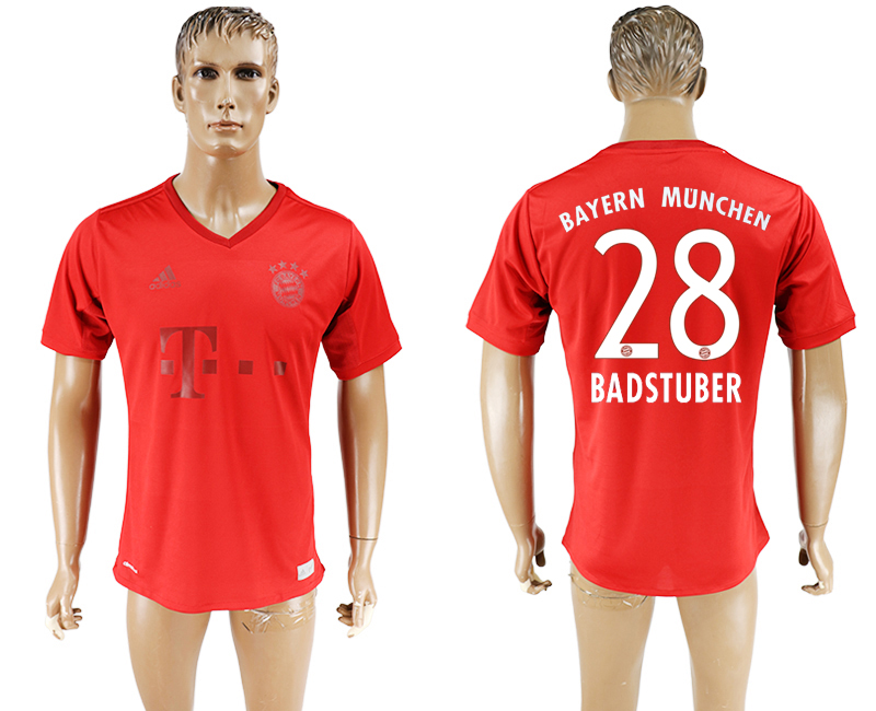 2016-17 Bayern Munich 28 BADSTUBER adidas x Parley Home Thailand Soccer Jersey