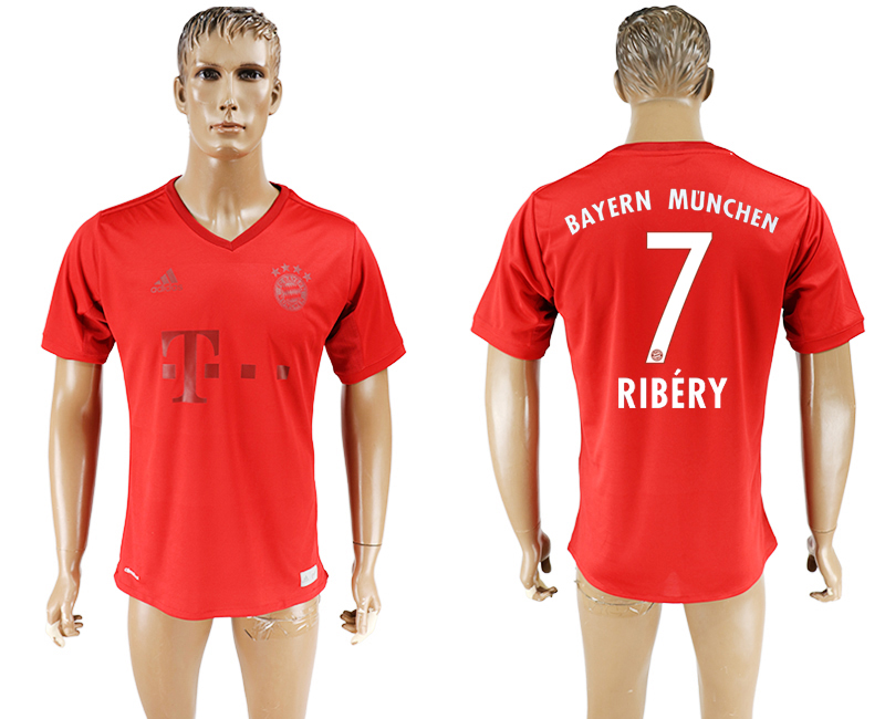 2016-17 Bayern Munich 7 RIBERY adidas x Parley Home Thailand Soccer Jersey