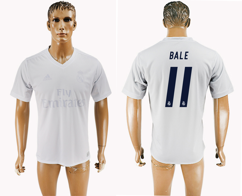 2016-17 Real Madrid 11 BALE adidas x Parley Home Thailand Soccer Jersey
