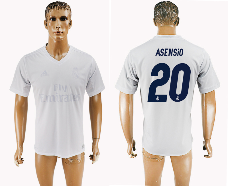 2016-17 Real Madrid 20 ASENSIO adidas x Parley Home Thailand Soccer Jersey