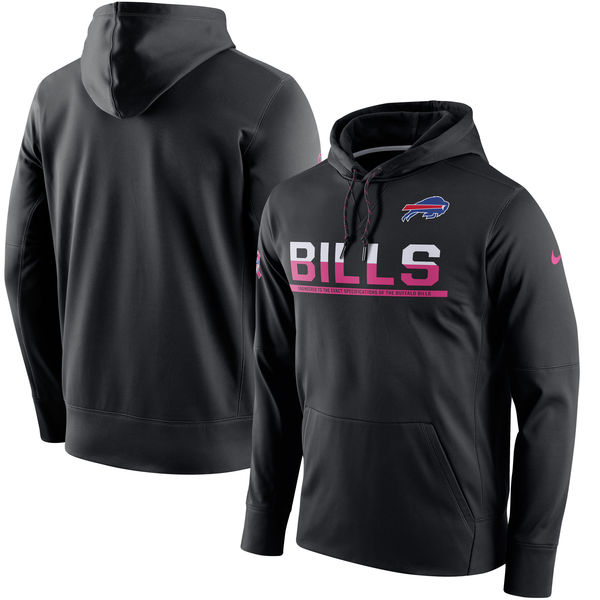 Buffalo Bills Nike Breast Cancer Awareness Circuit Performance Pullover Hoodie Black