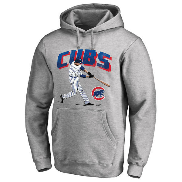 Chicago Cubs Grey Men's Pullover Hoodie