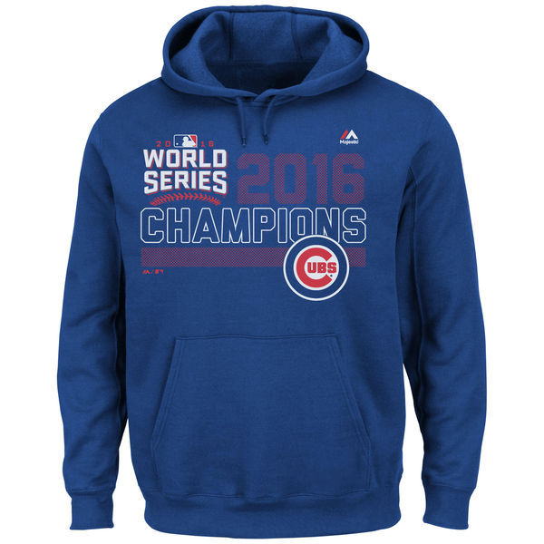 Chicago Cubs Royal 2016 World Series Champions Fierce Favorite Men's Pullover Hoodie