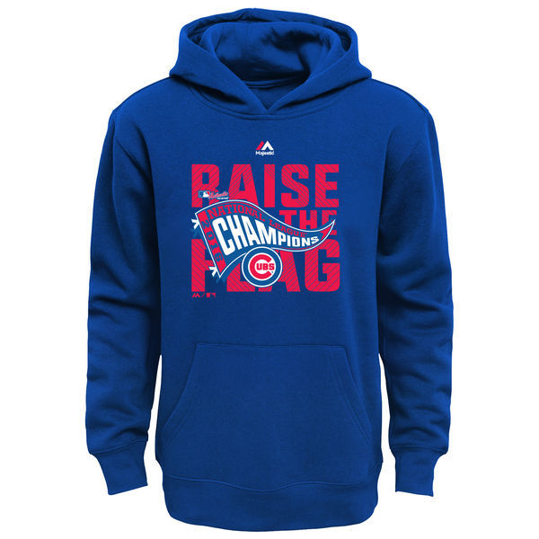 Chicago Cubs Royal 2016 World Series Champions Men's Pullover Hoodie