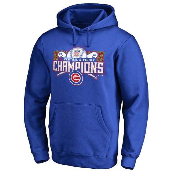 Chicago Cubs Royal 2016 World Series Champions Men's Pullover Hoodie2