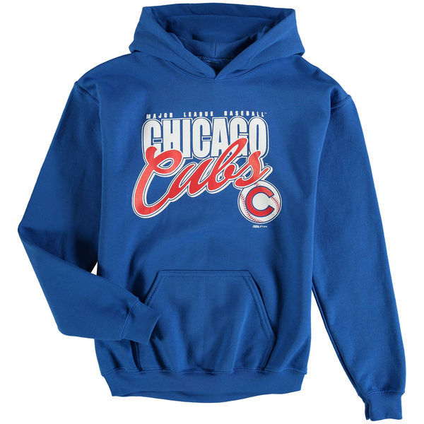 Chicago Cubs Royal Men's Pullover Hoodie