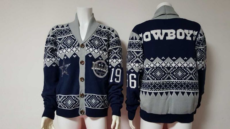 Dallas Cowboys NFL Adult Ugly Cardigan Sweater