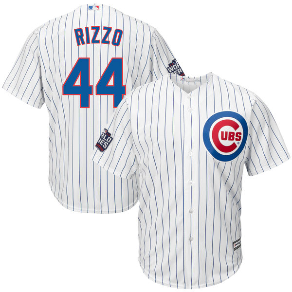 Cubs 44 Anthony Rizzo White 2016 World Series New Cool Base Jersey