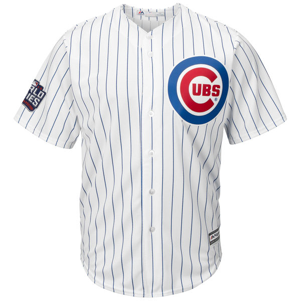Cubs Blank White 2016 World Series Youth New Cool Base Jersey