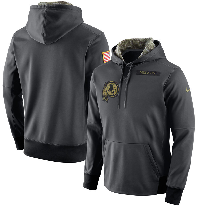 Nike Washington Redskins Anthracite Salute to Service Player Performance Hoodie Nike Washington Redskins Anthracite Salute to Service Player Performance Hoodie