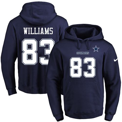 Nike Cowboys 83 Terrence Williams Navy Men's Pullover Hoodie