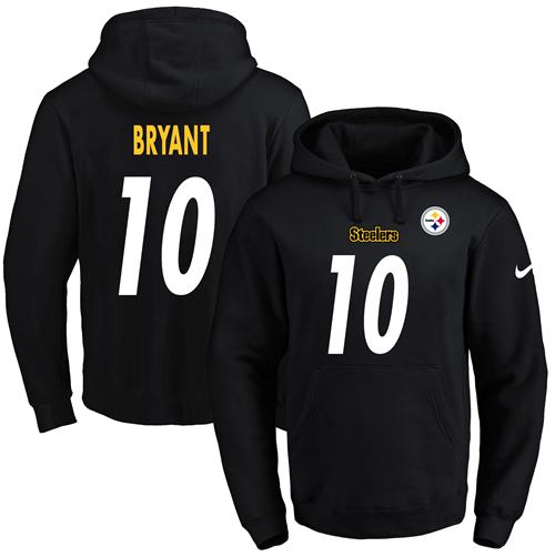 Nike Steelers 10 Martavis Bryant Black Men's Pullover Hoodie