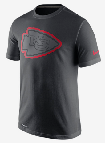 Nike Chiefs Black Legend Logo Men's Short Sleeve T-Shirt