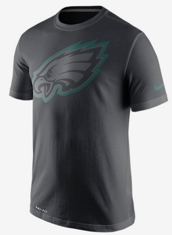 Nike Eagles Black Legend Logo Men's Short Sleeve T-Shirt