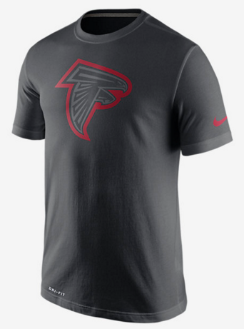 Nike Falcons Black Legend Logo Men's Short Sleeve T-Shirt