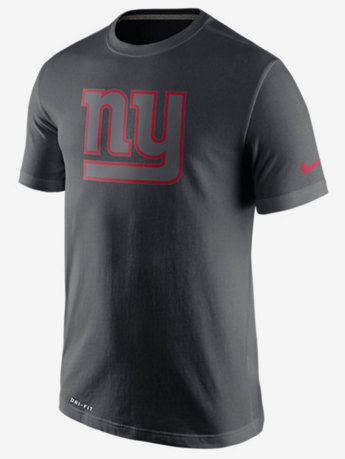 Nike Giants Black Legend Logo Men's Short Sleeve T-Shirt