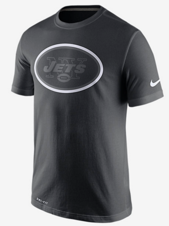 Nike Jets Black Legend Logo Men's Short Sleeve T-Shirt