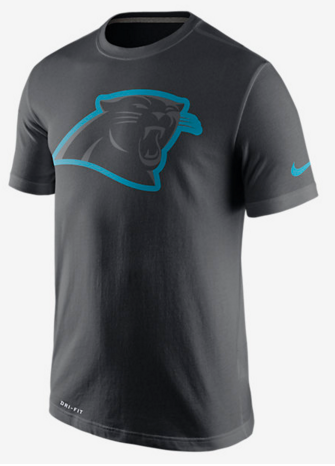 Nike Panthers Black Legend Logo Men's Short Sleeve T-Shirt