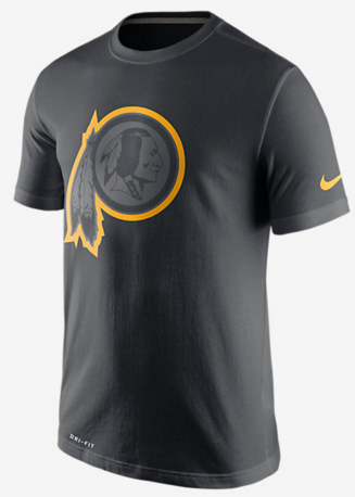 Nike Redskins Black Legend Logo Men's Short Sleeve T-Shirt Nike Redskins Black Legend Logo Men's Short Sleeve T-Shirt