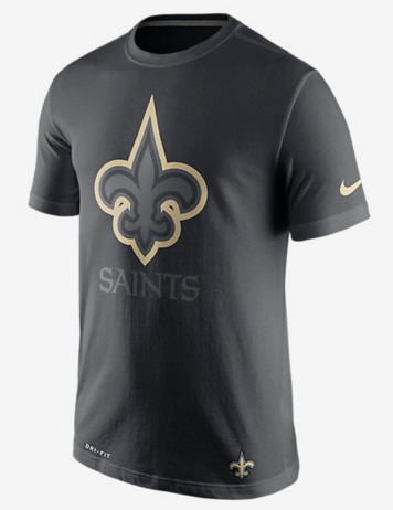 Nike Saints Black Legend Logo Men's Short Sleeve T-Shirt