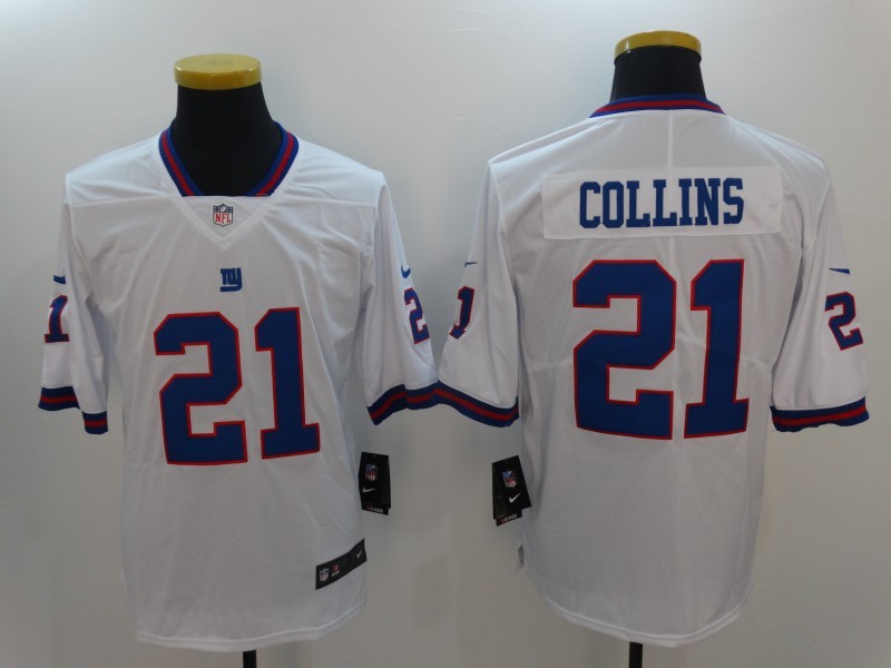 Nike Giants 21 Landon Collins White Color Rush Limited Jersey