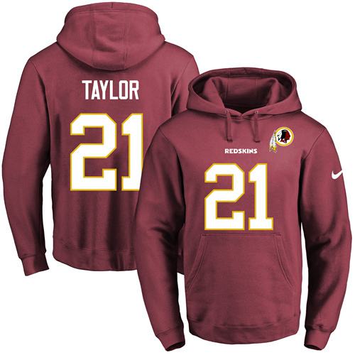 Nike Redskins 21 Sean Taylor Red Men's Pullover Hoodie Nike Redskins 21 Sean Taylor Red Men's Pullover Hoodie