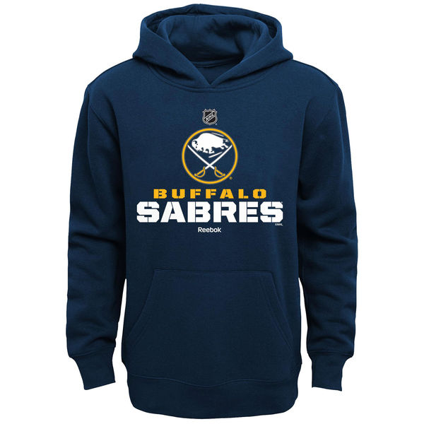 Buffalo Sabres Clean Cut Pullover Hoodie Navy