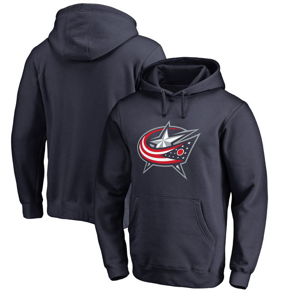 Columbus Blue Jackets Primary Logo Big & Tall Pullover Hoodie Navy