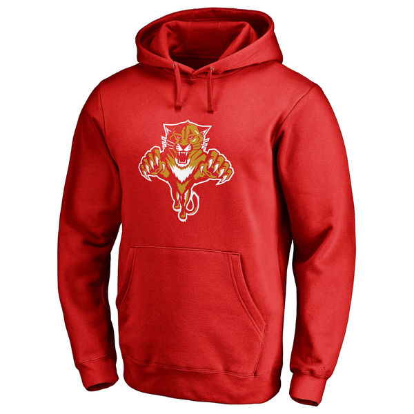 Florida Panthers Fanatics Branded Primary Logo Pullover Hoodie Red