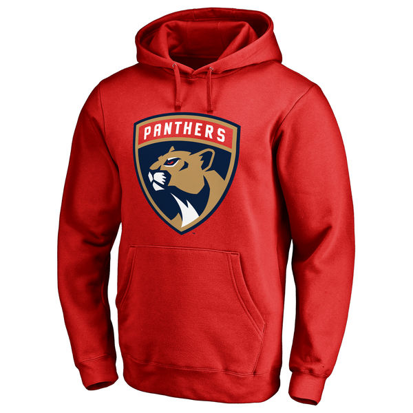 Florida Panthers New Logo Pullover Hoodie Red