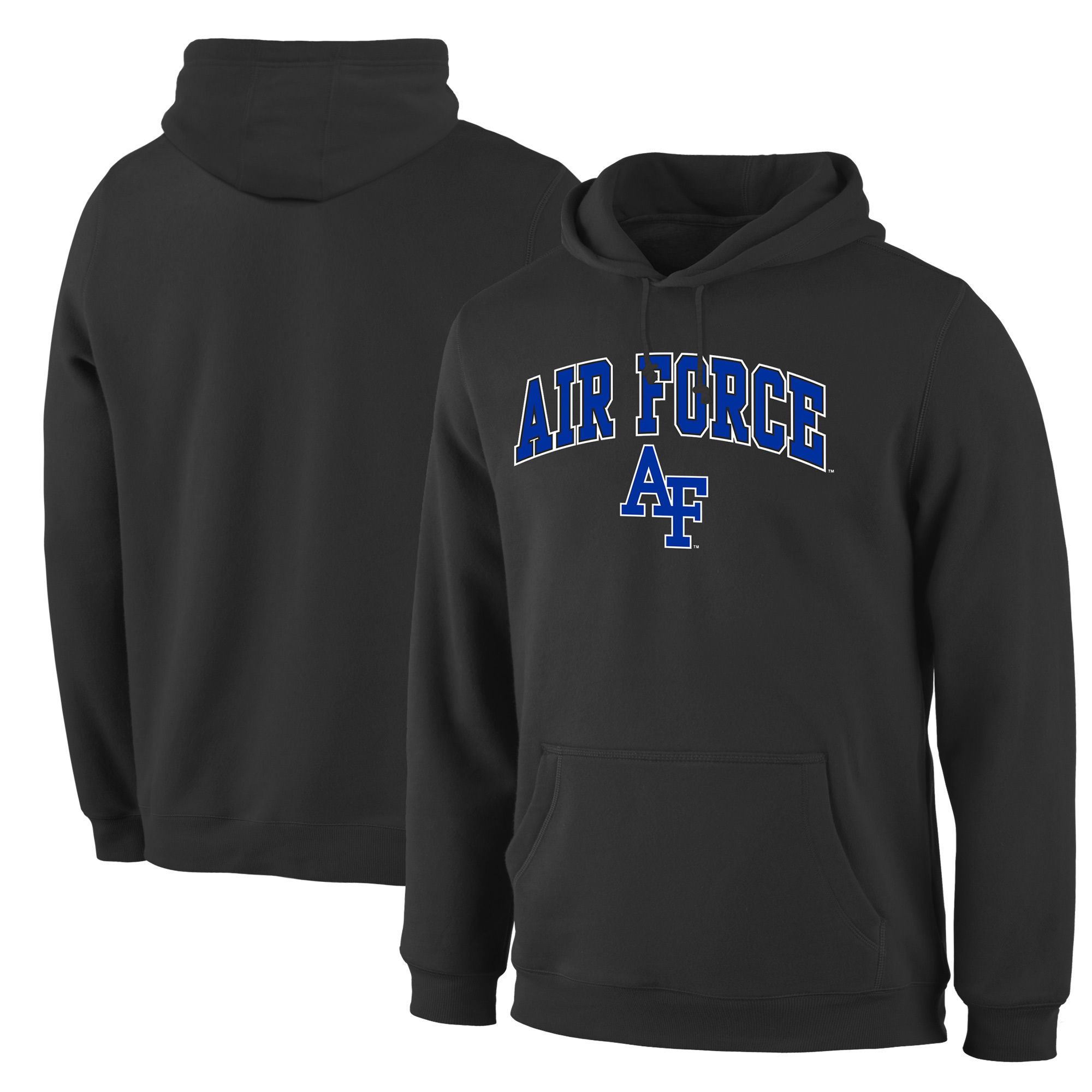 Air Force Falcons Black Campus Pullover Hoodie