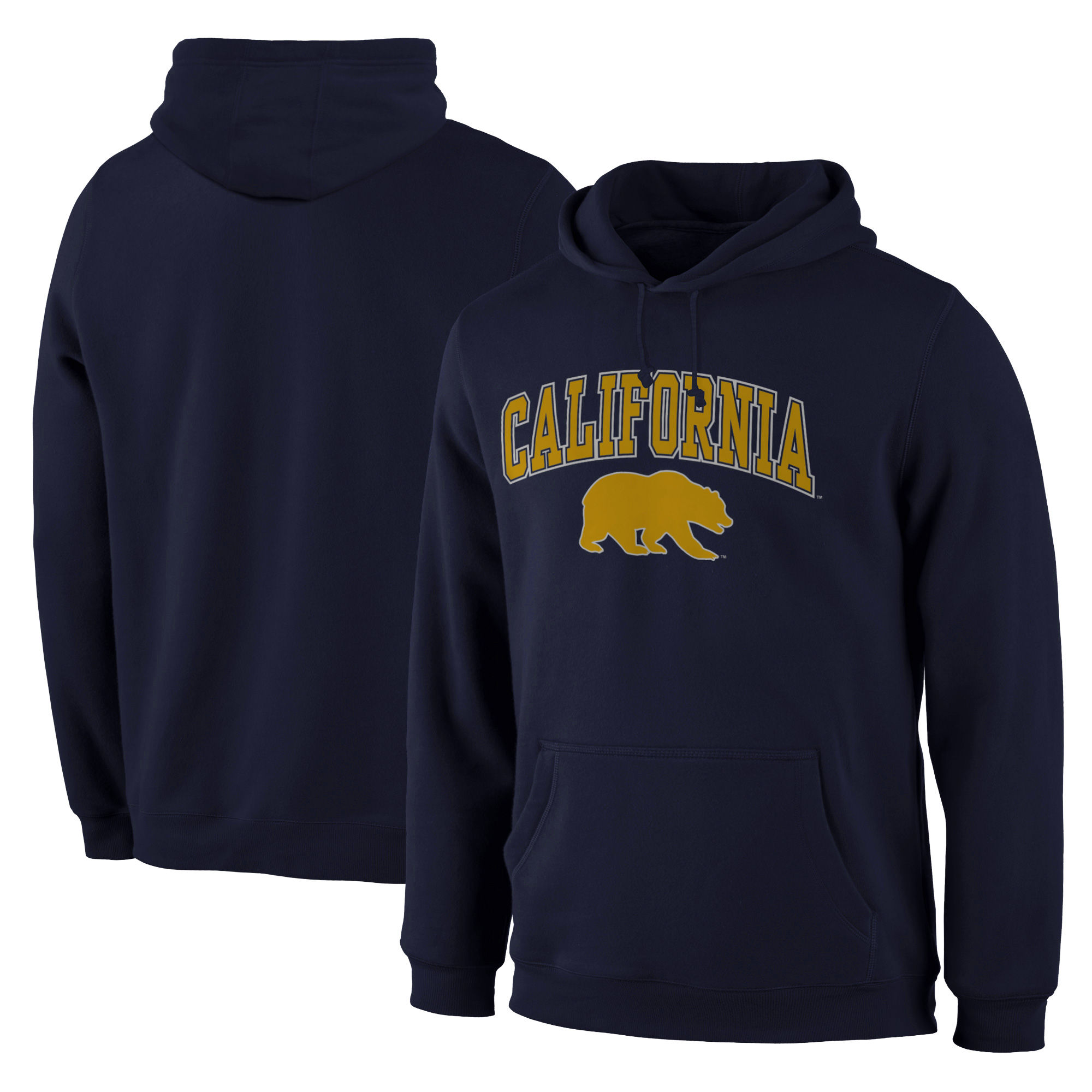 Cal Bears Navy Campus Pullover Hoodie - Click Image to Close