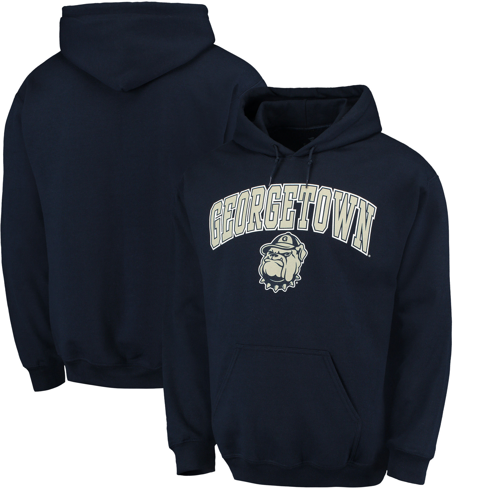 Georgetown Hoyas Navy Campus Pullover Hoodie - Click Image to Close