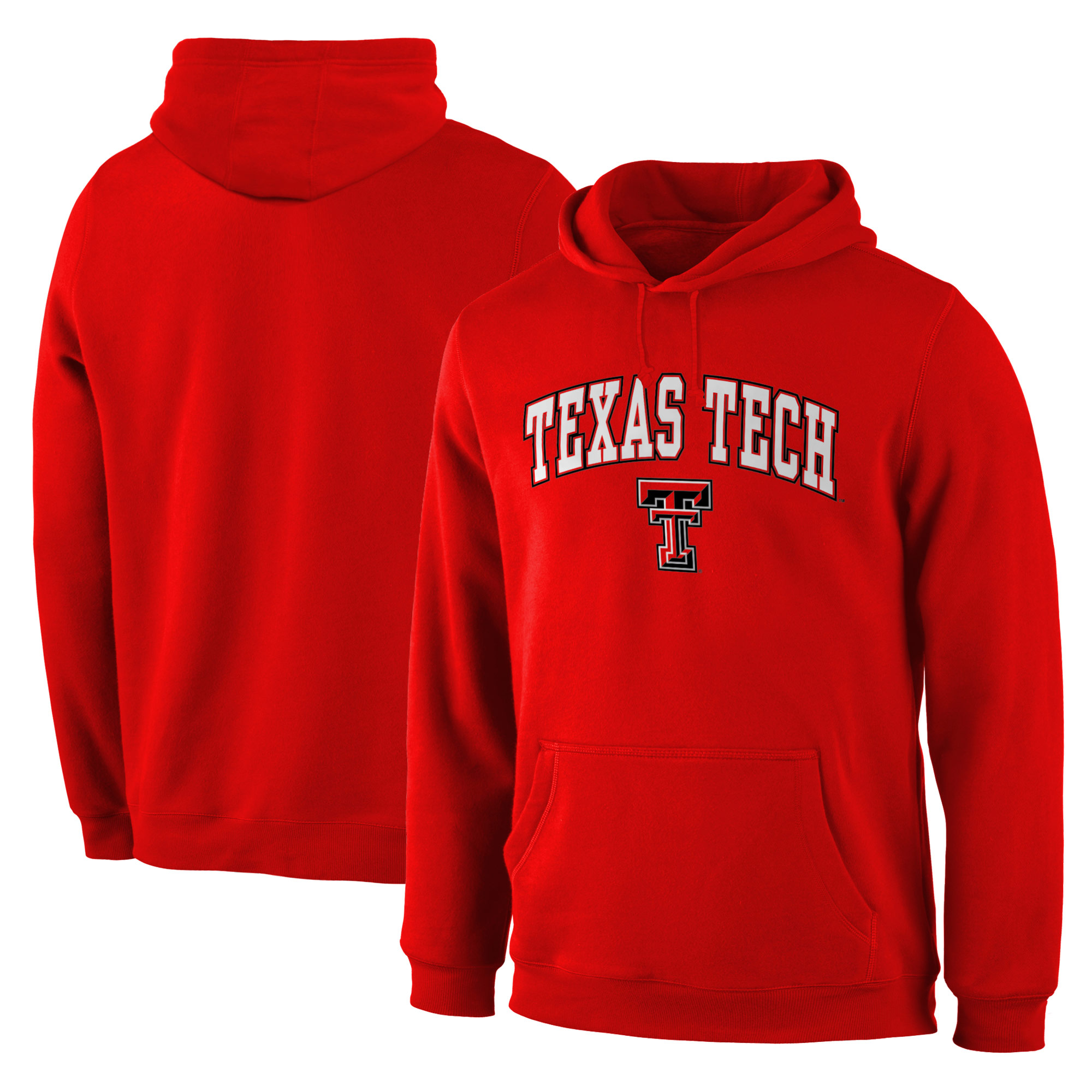 Georgia Tech Yellow Jackets Red Campus Pullover Hoodie - Click Image to Close