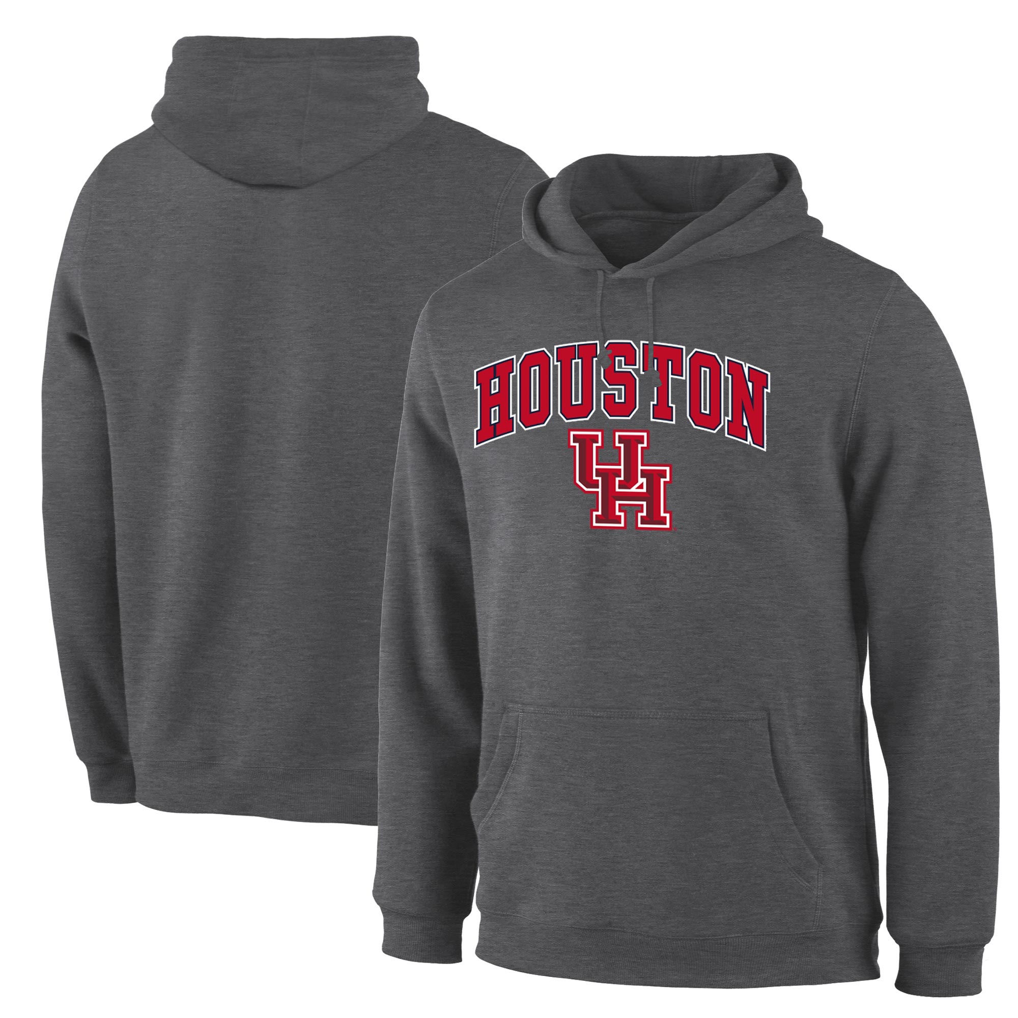 Houston Cougars Charcoal Campus Pullover Hoodie