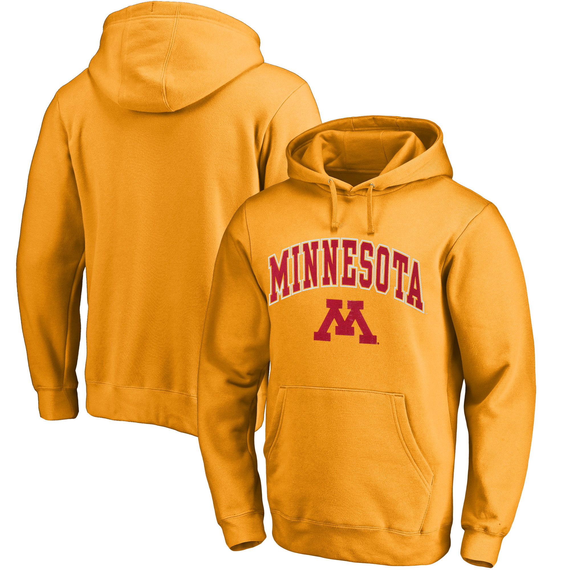 Minnesota Golden Gophers Gold Campus Pullover Hoodie